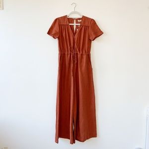 Christy Dawn Rust Orange Jumpsuit